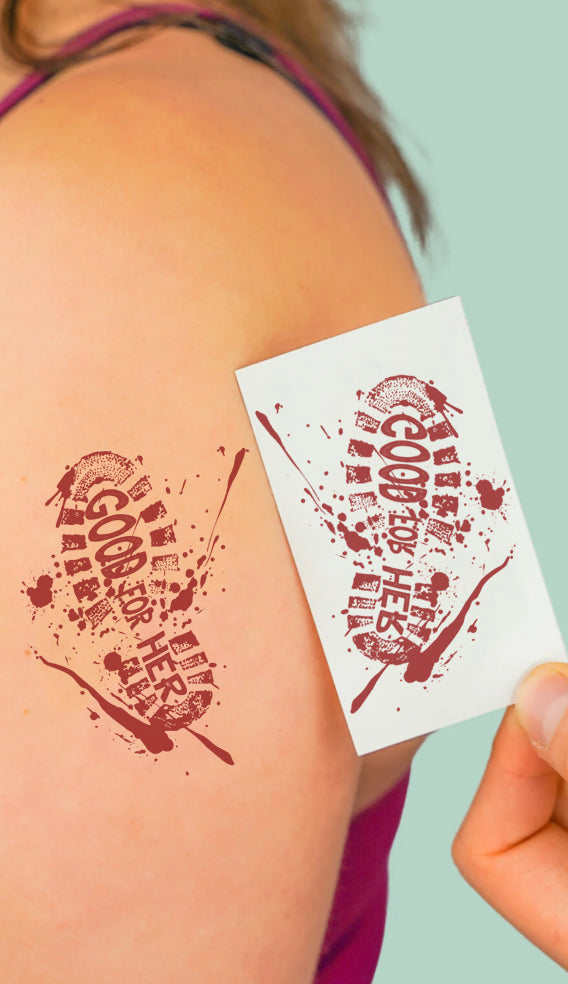 Good For Her Temporary Tattoo